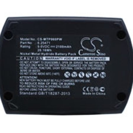 ILC Replacement for Metabo Bsz9.6 AIR Cooled Battery BSZ9.6 AIR COOLED